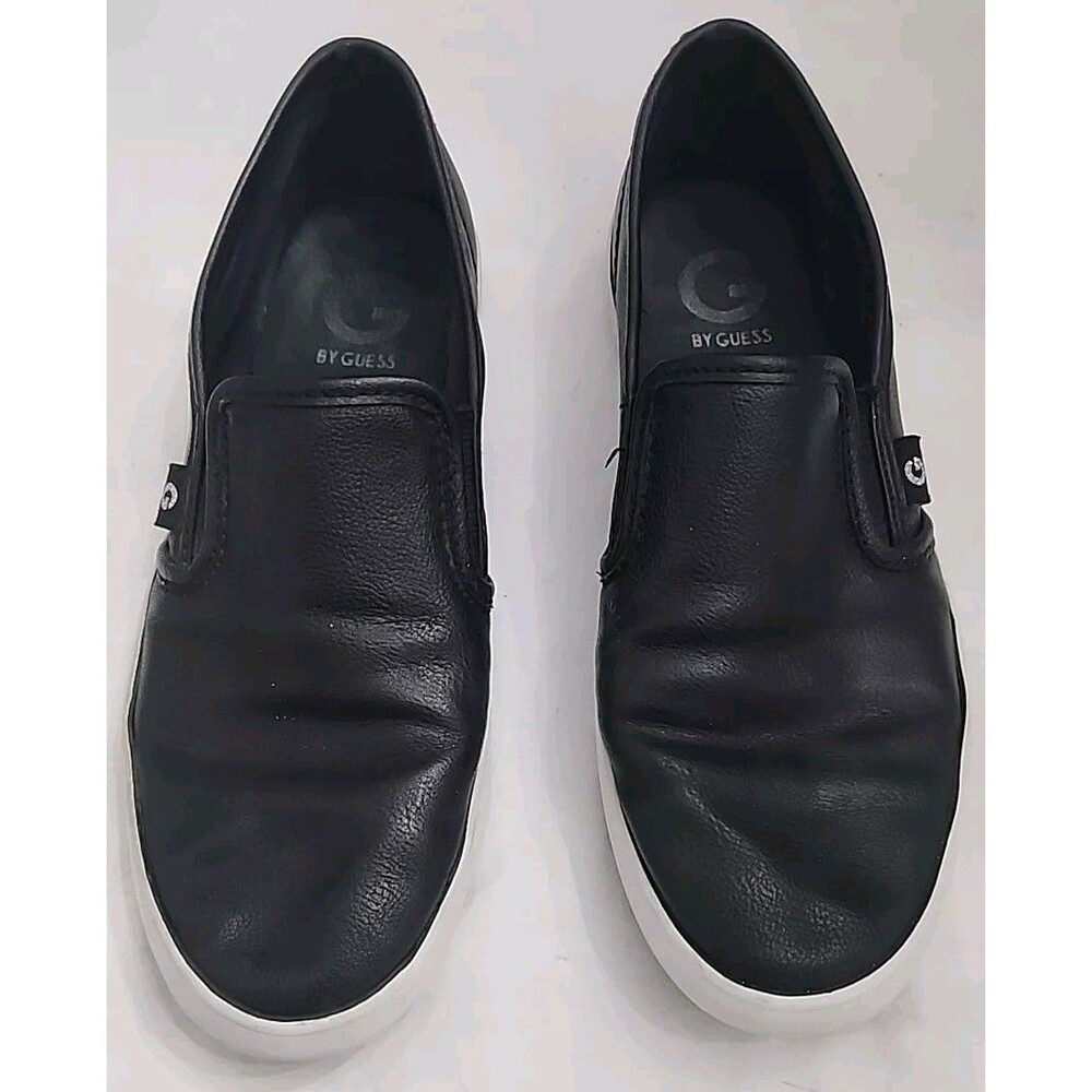 G BY GUESS GGMALDEN6 Textile Upper LEATHER SOLE Slip on Sneakers Shoes Size 8.5